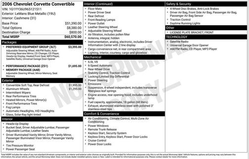 2006 Chevrolet Corvette Base