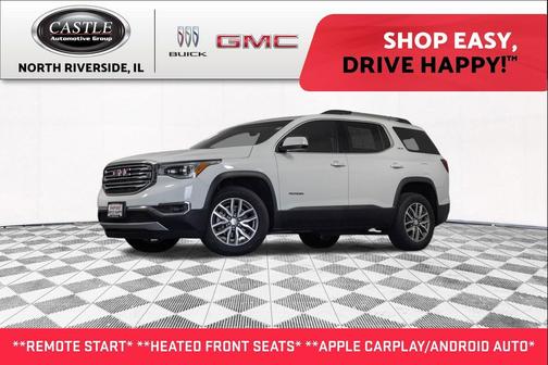 Summit White 2019 GMC Acadia SLE-2
