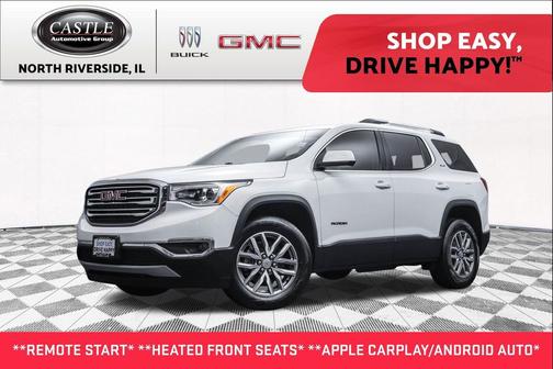 Summit White 2019 GMC Acadia SLE-2