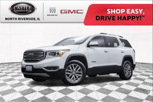 Summit White 2019 GMC Acadia SLE-2