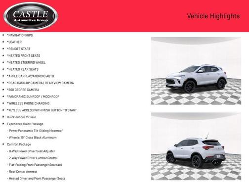 Summit White 2026 Buick Encore GX Sport Touring