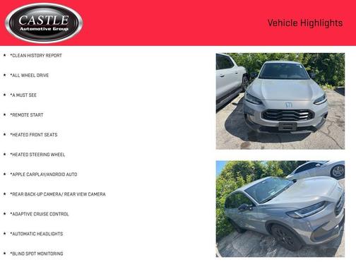 Urban Gray Pearl 2025 Honda HR-V AWD Sport