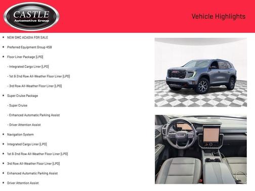 Sterling Metallic 2026 GMC Acadia AWD AT4