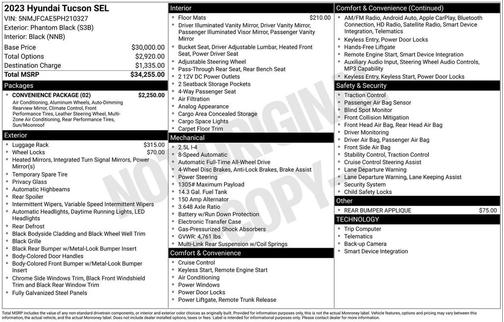 2023 Hyundai TUCSON SEL