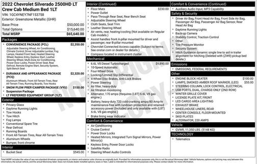 2022 Chevrolet Silverado 2500 LT