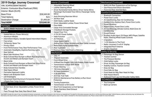 2019 Dodge Journey Crossroad