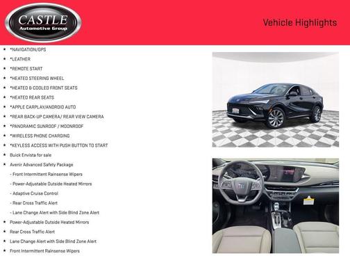 Ebony Twilight Metallic 2026 Buick Envista Avenir FWD