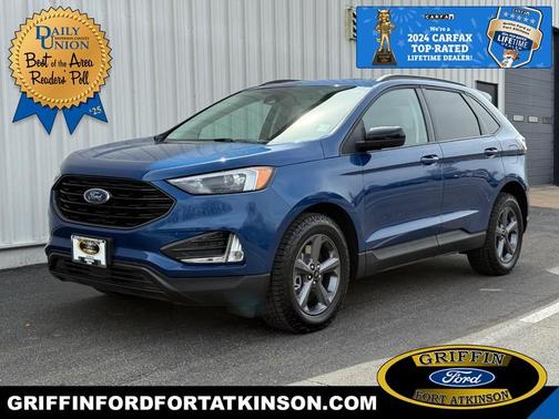 Atlas Blue Metallic 2024 Ford Edge SEL