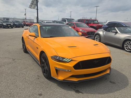 Orange Fury 2019 Ford Mustang GT Premium