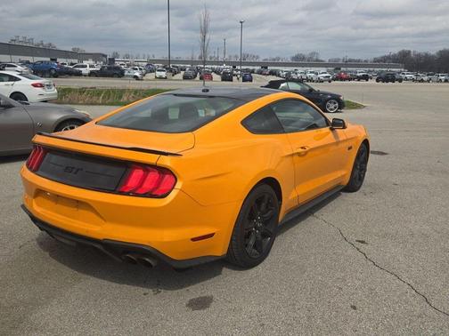 Orange Fury 2019 Ford Mustang GT Premium