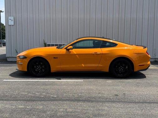 Orange Fury 2019 Ford Mustang GT Premium