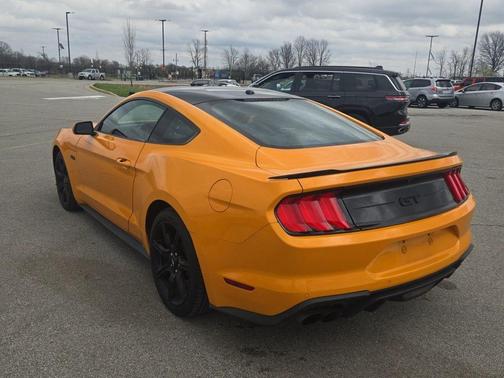 Orange Fury 2019 Ford Mustang GT Premium