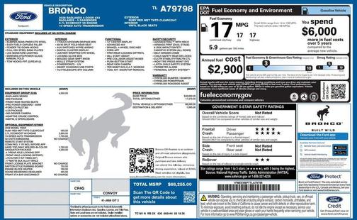 Ruby Red Metallic 2026 Ford Bronco Badlands