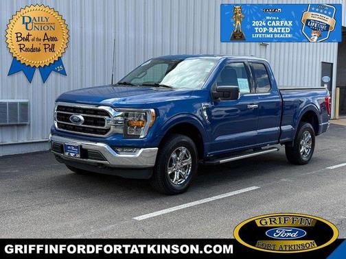 Atlas Blue Metallic 2023 Ford F-150 XLT