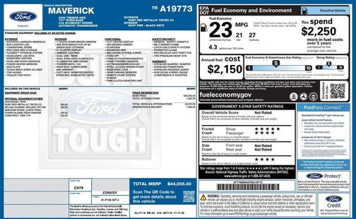 Ruby Red Metallic Tinted Clearcoat 2026 Ford Maverick Tremor