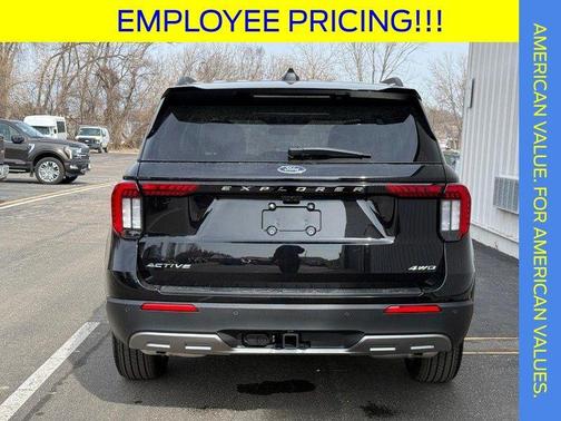 Agate Black Metallic 2026 Ford Explorer Active