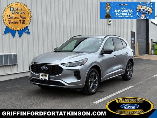 Iconic Silver Metallic 2024 Ford Escape ST-Line