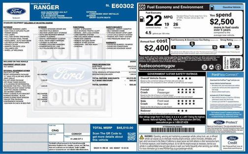 Carbonized Gray Metallic 2025 Ford Ranger XLT