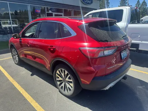 Red Metallic 2022 Ford Escape Titanium Hybrid