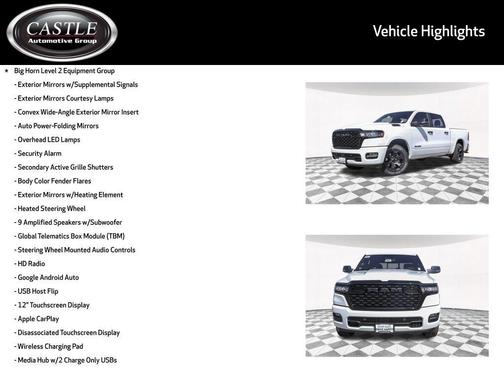 2026 RAM 1500 Big Horn/Lone Star
