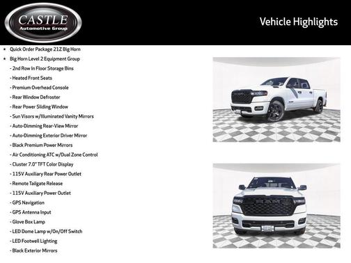 2026 RAM 1500 Big Horn/Lone Star