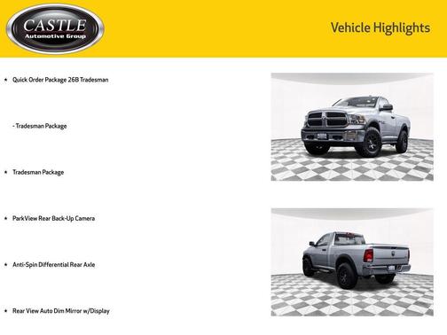 Bright Silver Metallic Clearcoat 2016 RAM 1500 Tradesman