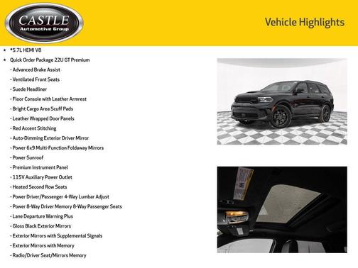 2026 Dodge Durango GT Premium HEMI V8 AWD