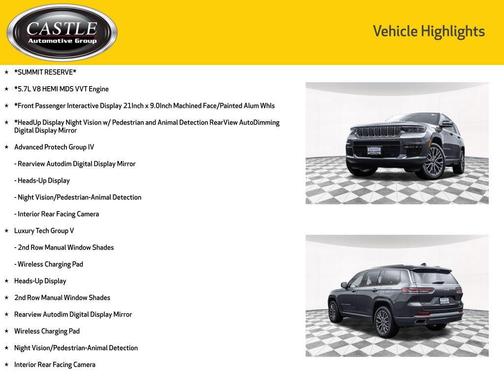 2023 Jeep Grand Cherokee L Summit Reserve