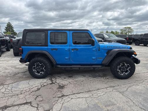 Hydro Blue Pearlcoat 2022 Jeep Wrangler Unlimited 4xe Rubicon