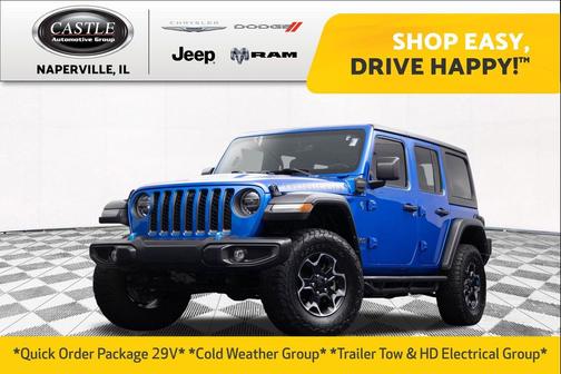 Hydro Blue Pearlcoat 2022 Jeep Wrangler Unlimited 4xe Rubicon