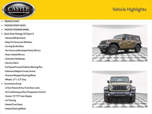 2025 Jeep Wrangler Sport S