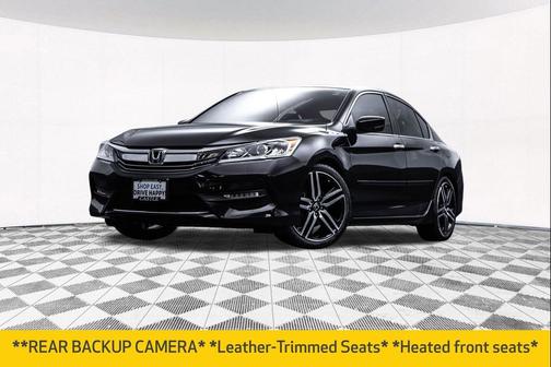 Crystal Black Pearl 2017 Honda Accord Sport SE
