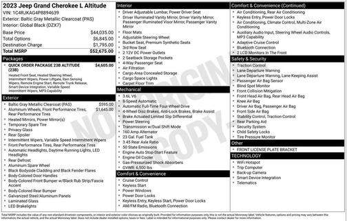 2023 Jeep Grand Cherokee L Altitude