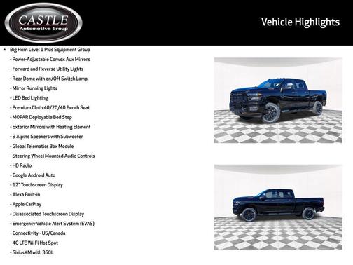 2026 RAM 2500 Big Horn Crew Cab 4x4 6'4' Box