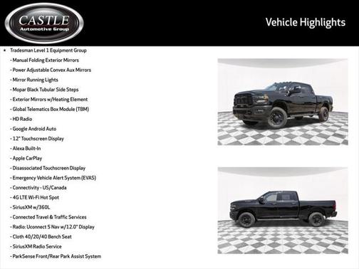 2025 RAM 2500 Tradesman Crew Cab 4x4 6'4' Box