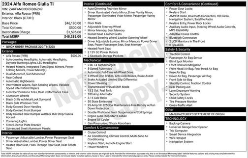 2024 Alfa Romeo Giulia Ti