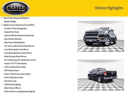 2023 RAM 1500 Big Horn/Lone Star