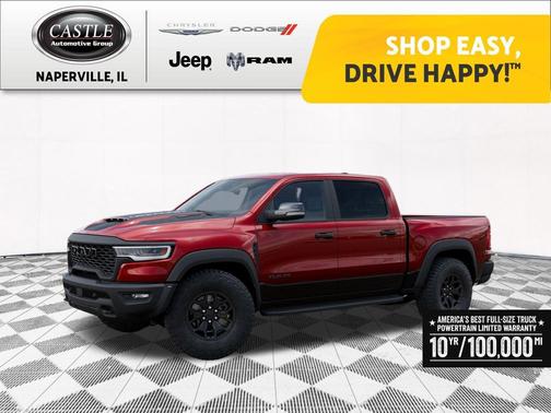Molten Red Pearlcoat 2026 RAM 1500 RHO Crew Cab 4x4 5'7' Box