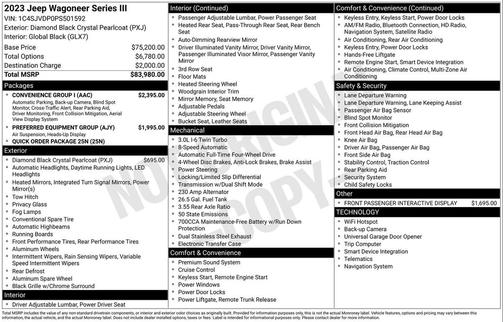 2023 Jeep Wagoneer Series III 4x4