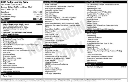 2013 Dodge Journey Crew