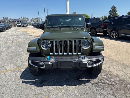 Sarge Green Clearcoat 2023 Jeep Wrangler 4xe Sahara