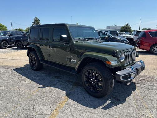 Sarge Green Clearcoat 2023 Jeep Wrangler 4xe Sahara