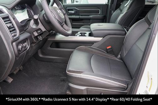 Bright White Clearcoat 2026 RAM 3500 Laramie Mega Cab 4x4 6'4' Box