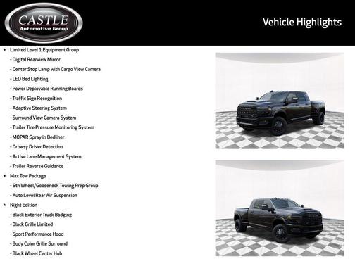 2026 RAM 3500 Limited Mega Cab 4x4 6'4' Box