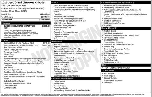 2023 Jeep Grand Cherokee Altitude