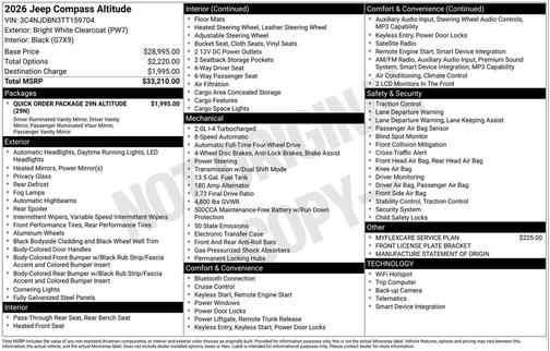 2026 Jeep Compass Latitude