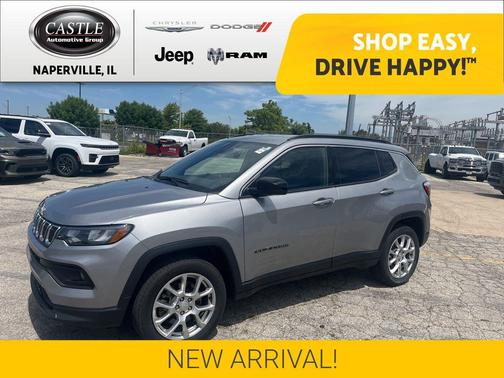 Billet Silver Metallic Clearcoat 2023 Jeep Compass Latitude Lux