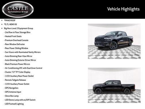 Diamond Black Crystal Pearlcoat 2026 RAM 1500 Big Horn/Lone Star