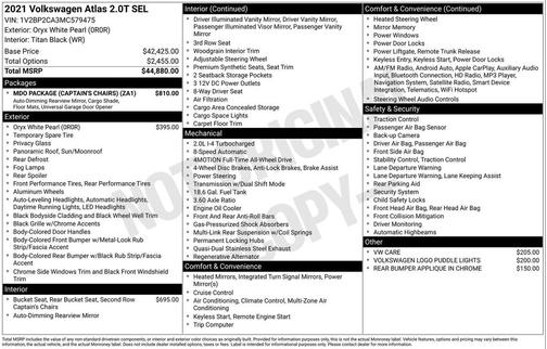 2021 Volkswagen Atlas 2.0T SEL
