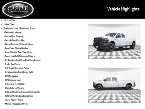 2025 RAM 3500 Tradesman Crew Cab 4x4 8' Box